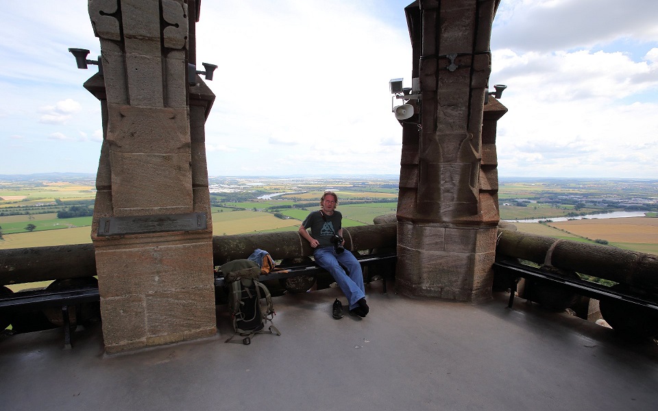 Toppen av Wallace Monument