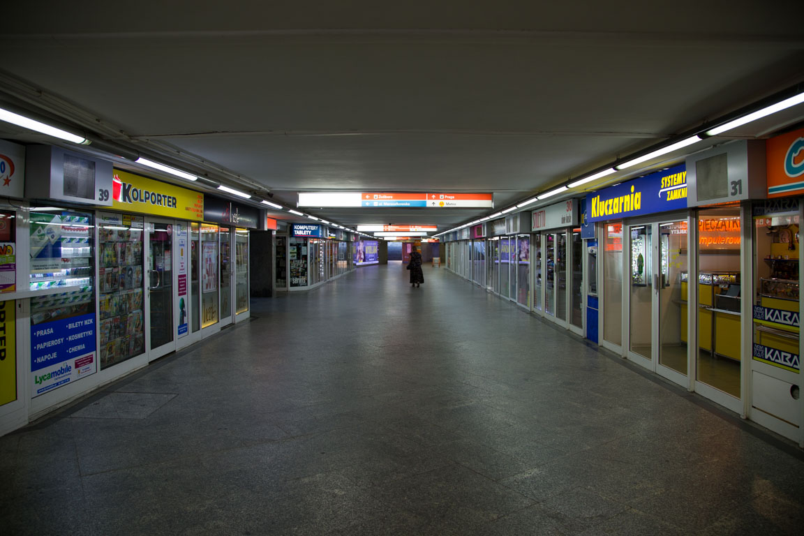 Galleria under väg