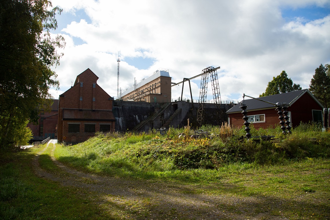 Det här vattenkraftverket byggdes 1918.