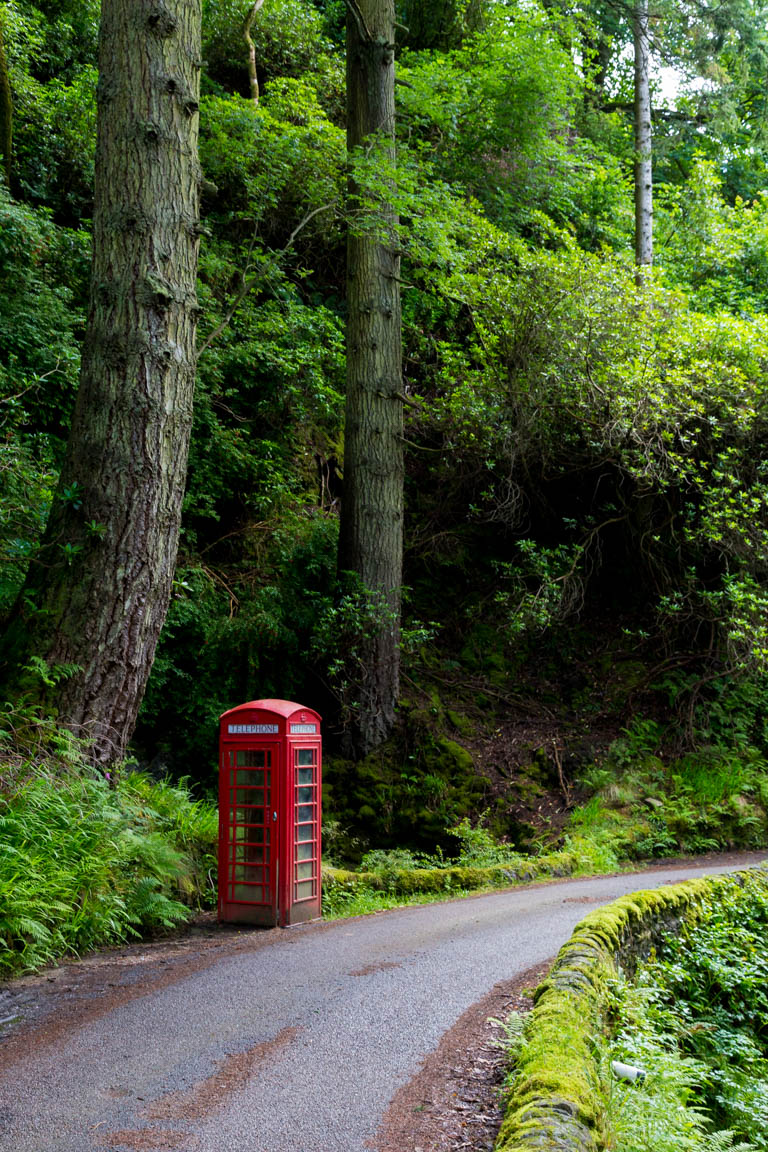 Enslig telefonkiosk