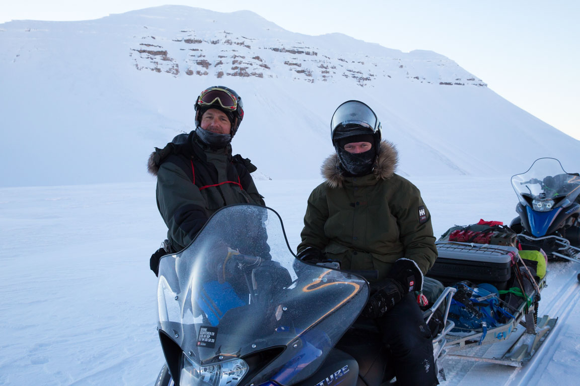 Vila på toppen av glaciären