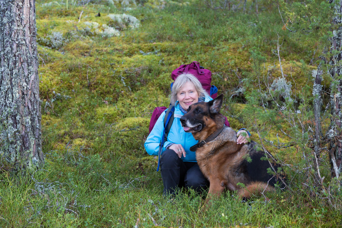 Han tyckte om att få vara ute i alla fall