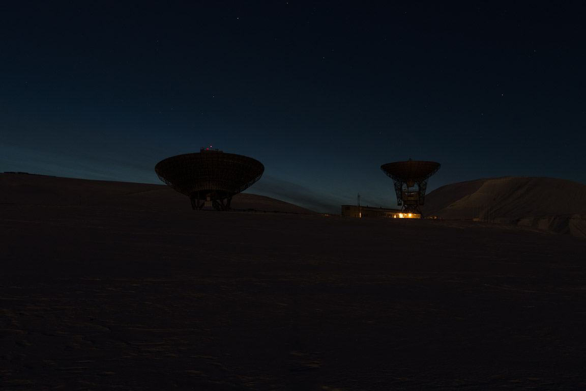 EISCAT Radar, Kjell Henriksen Observatory i horisonten till vänster