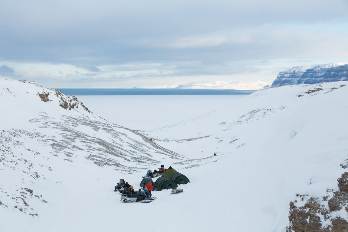 En sista bild över campen