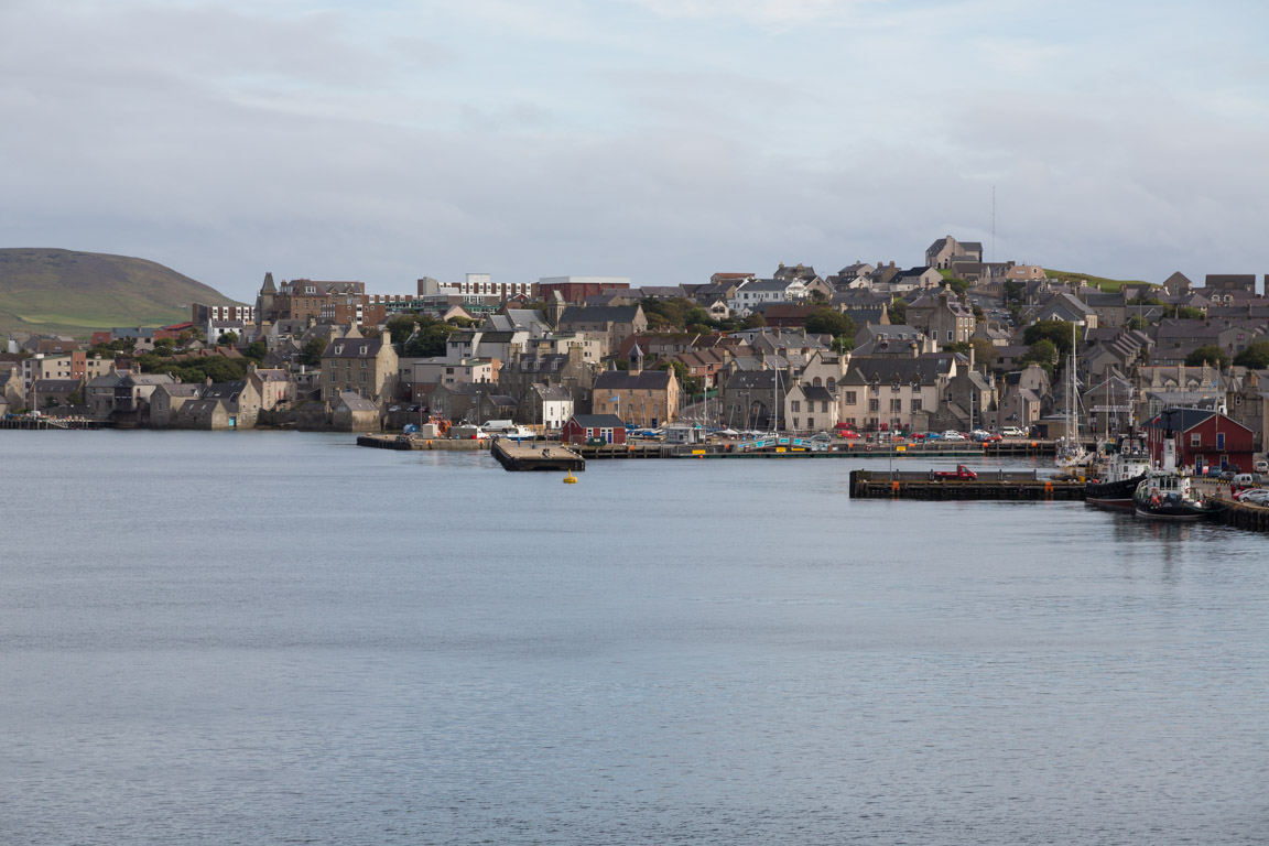 Lämnar Lerwick för Orkney