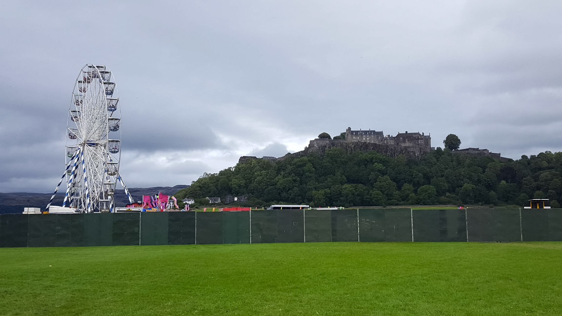 Arenan nedanför Stirling Castle