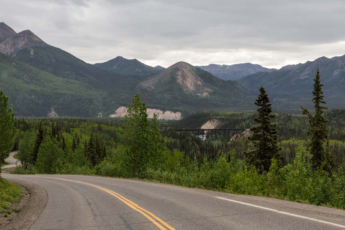 Vy från Denali Park Road