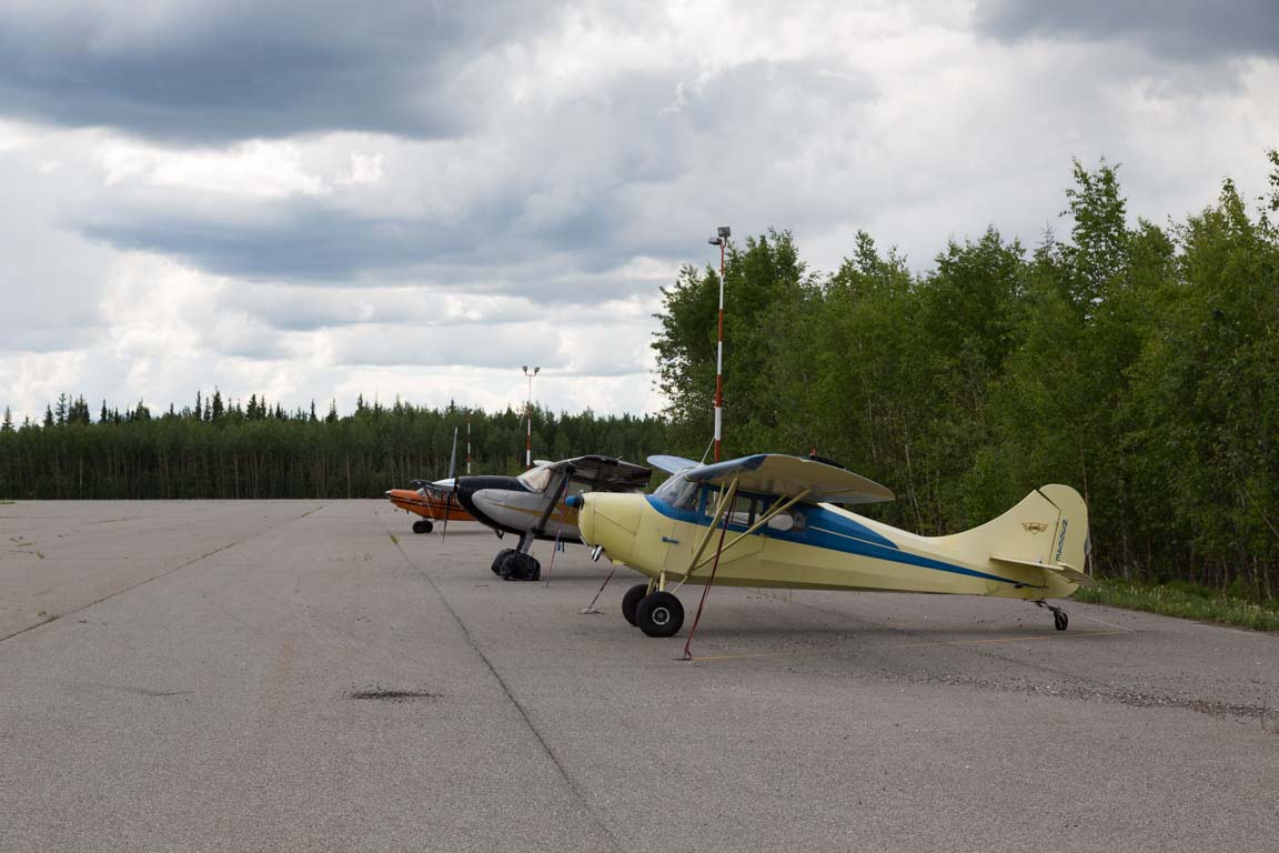 Flygplats med tillbehör