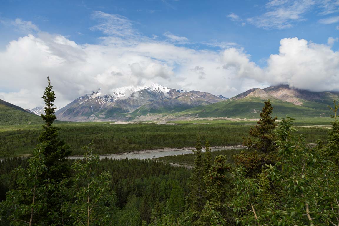 Black Rapids Glacier overlook