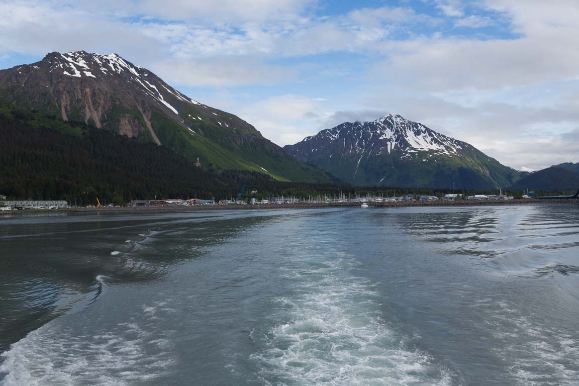 Vi lämnar Seward bakom oss