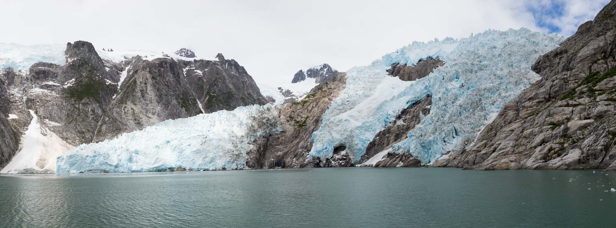 Panorama över Northwestern Glacier