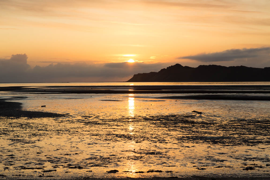 Soluppgång över Shelikof Strait