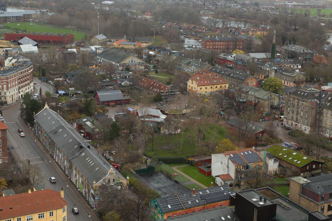 Christiania sett från ovan