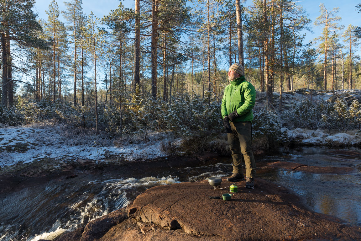 Värmande strålar i köket