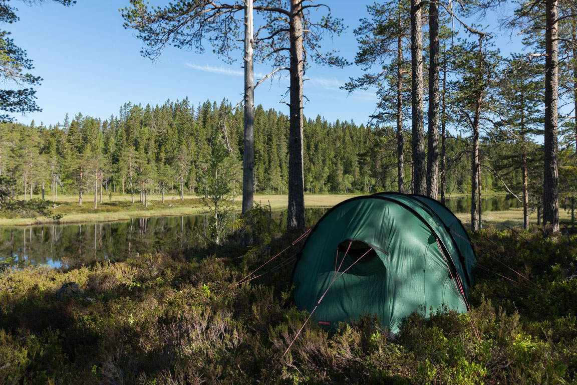 Hilleberg Nammatj i morgonljus