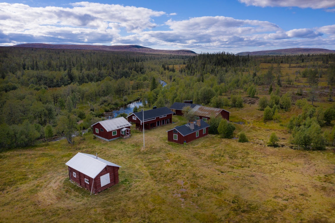 Lövhögen från luften