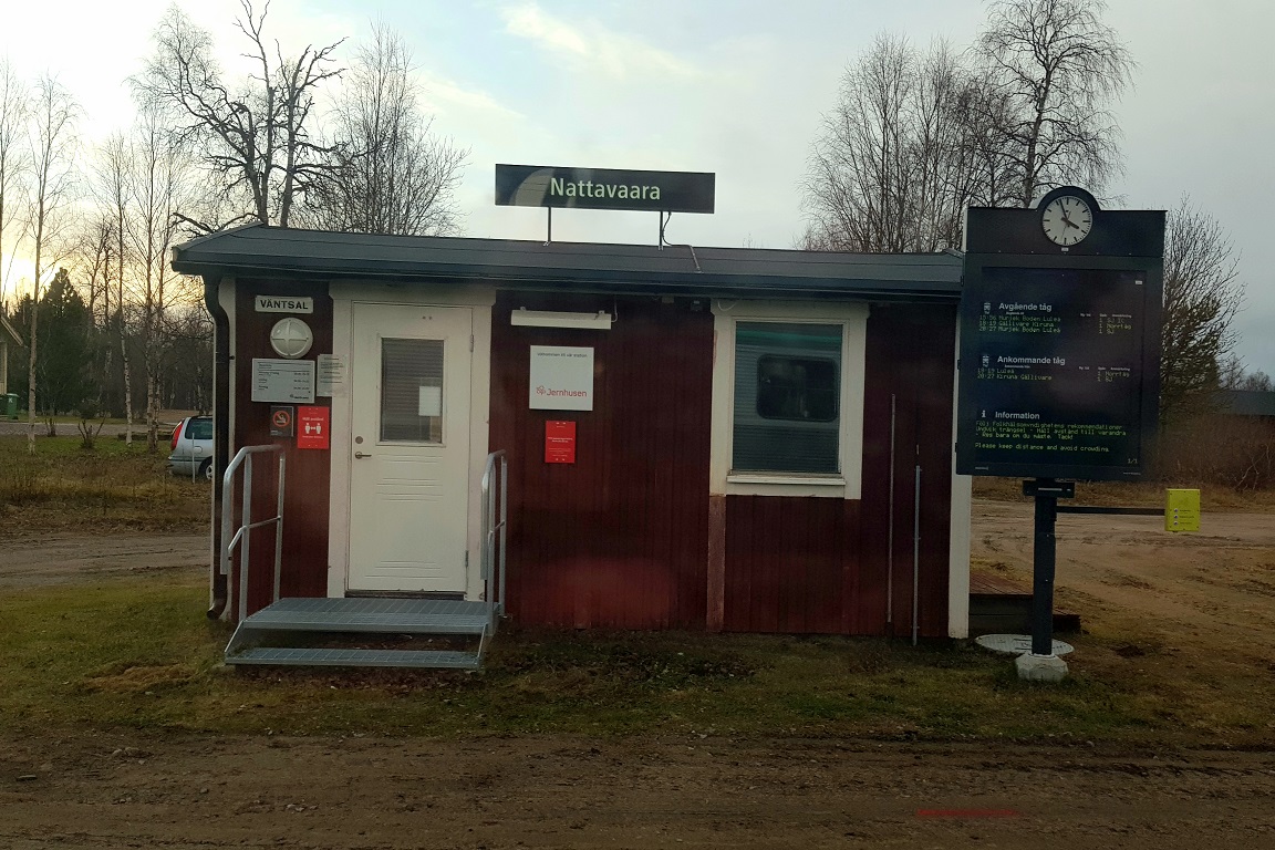 Nattavaara tågstation, Sveriges minsta?