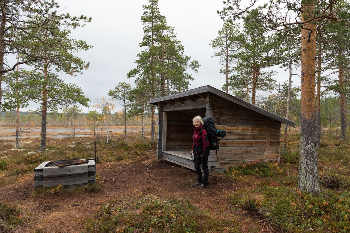 Vindskydd vid Ormtjärnen