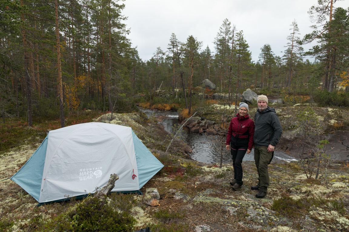 Underbar tältplats