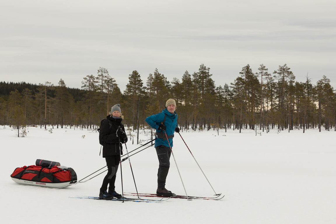 Nöjda skidåkare