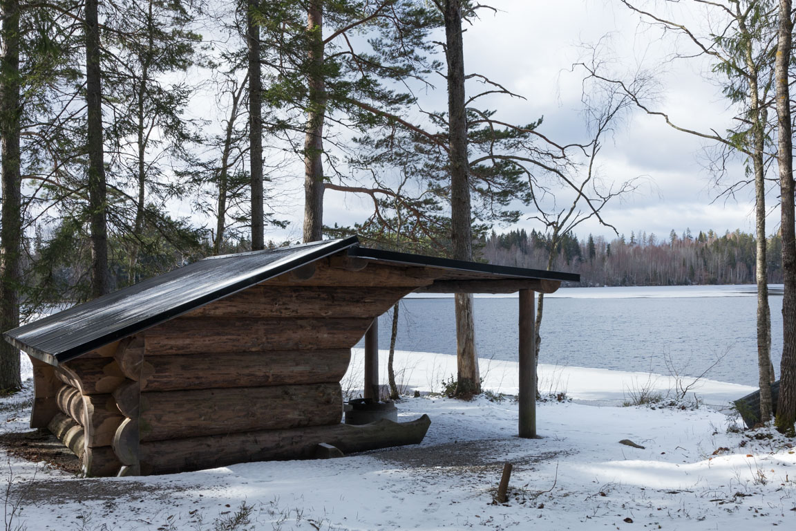 Stadigt vindskydd vid Dammsjön