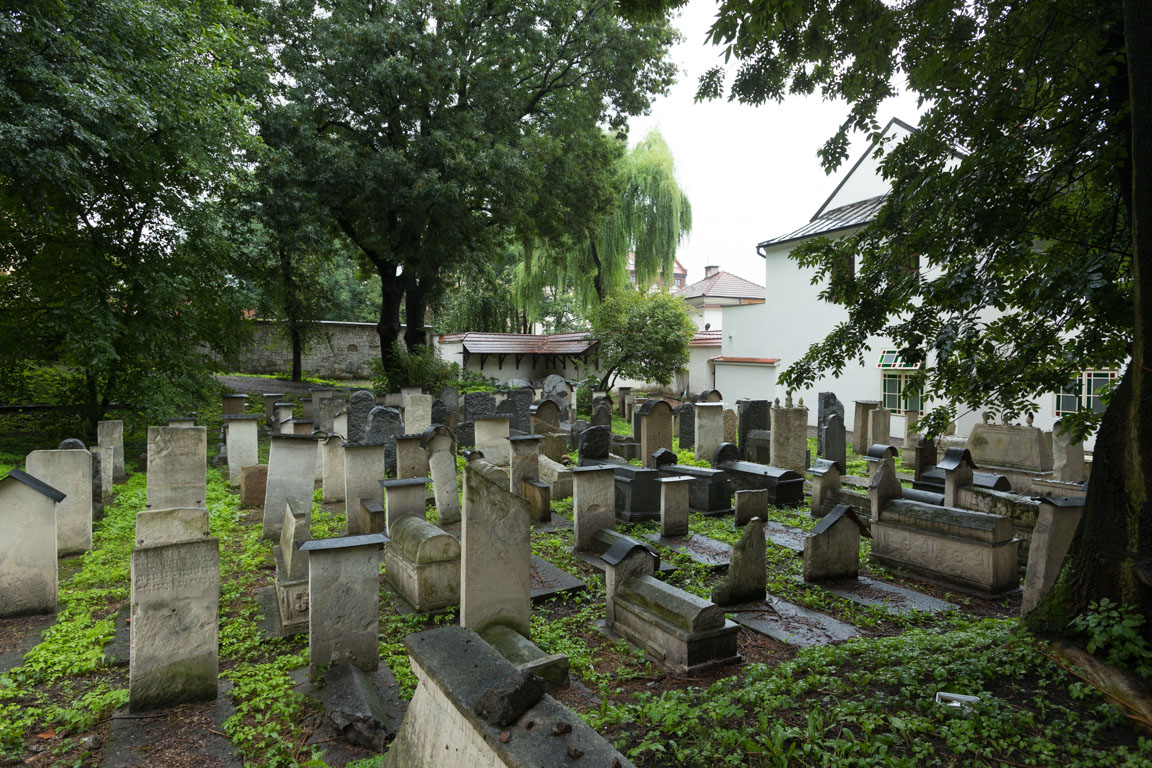 Kyrkogård vid Remuh Synagogue