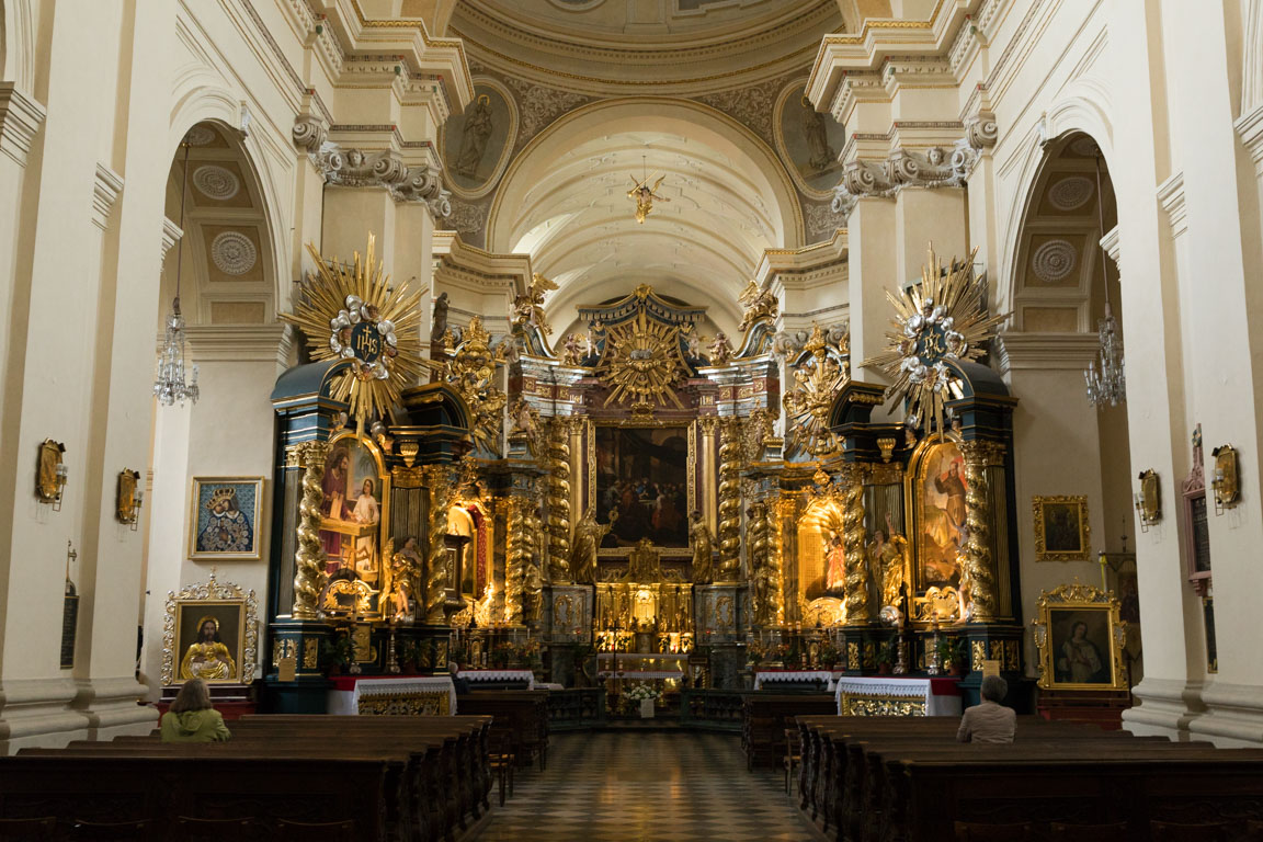 Det stora altaret i Church of St Bernardin of Siena